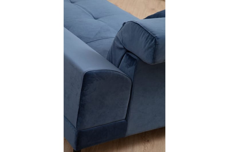 Jaraad Divansoffa 3-sits - Blå - Möbler - Soffa - Hörnsoffa