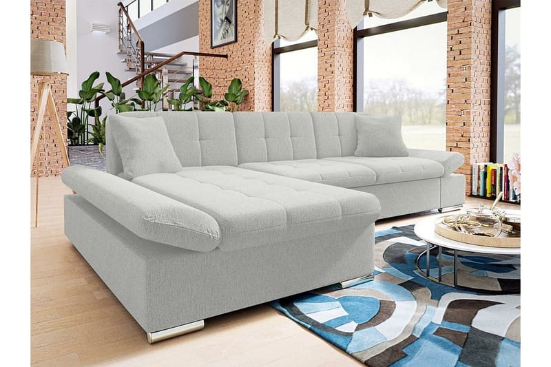 Kintore 3-sits Hörnsoffa Ljusgrå - Möbler - Soffa - Hörnsoffa