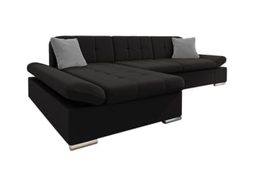 Kintore 3-sits Hörnsoffa NO_BRAND Black - Möbler - Soffa - Hörnsoffa