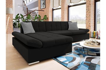 Kintore 3-sits Hörnsoffa NO_BRAND Black - Möbler - Soffa - Hörnsoffa
