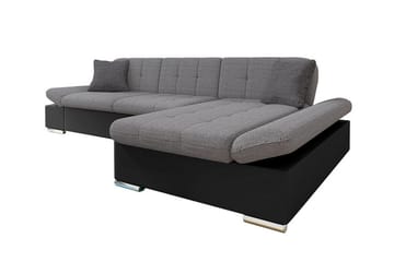 Kintore 3-sits Hörnsoffa NO_BRAND Black/Grey - Möbler - Soffa - Hörnsoffa