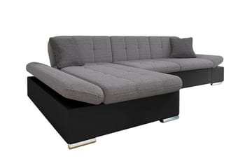 Kintore 3-sits Hörnsoffa NO_BRAND Grey/Black - Möbler - Soffa - Hörnsoffa