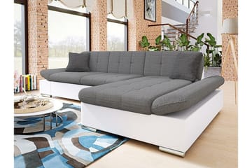 Kintore 3-sits Hörnsoffa NO_BRAND Light Grey/White - Möbler - Soffa - Hörnsoffa
