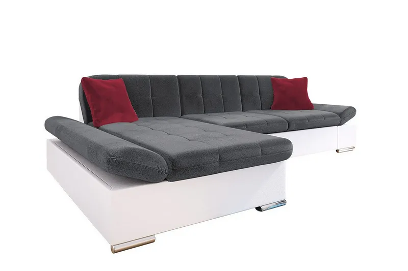 Kintore 3-sits Hörnsoffa NO_BRAND White/Grey