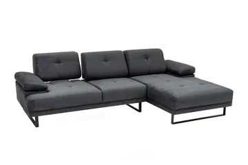 Kitimat Divansoffa 3-sits - Antracit - Möbler - Soffa - Divansoffa & schäslongsoffa - 3 sits soffa med divan