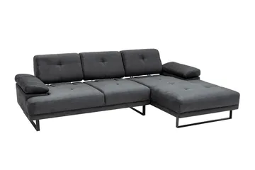 Kitimat Divansoffa 3-sits - Antracit - Möbler - Soffa - Divansoffa & schäslongsoffa - 3 sits soffa med divan