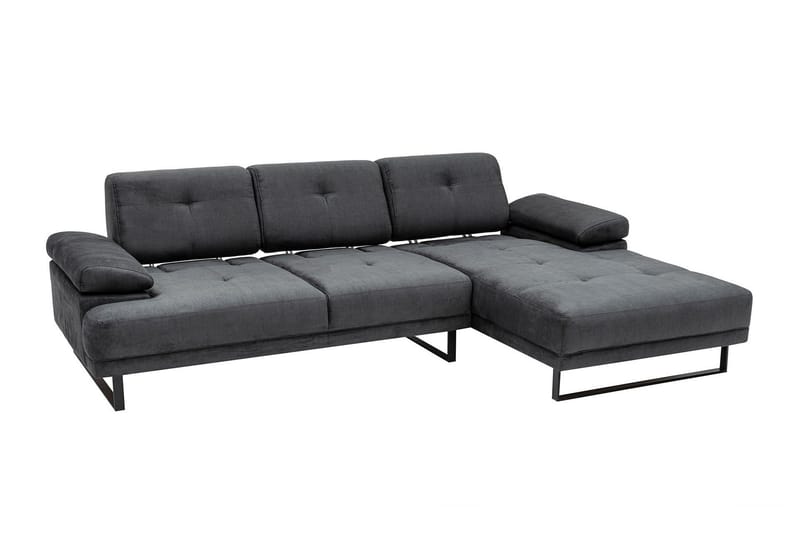 Kitimat Divansoffa 3-sits - Antracit - Möbler - Soffa - Divansoffa & schäslongsoffa - 3 sits soffa med divan