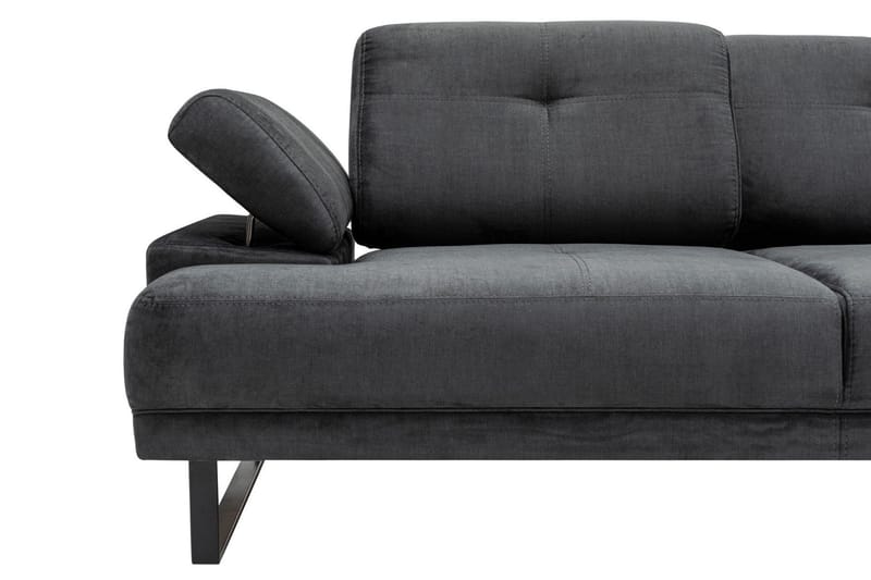 Kitimat Divansoffa 3-sits - Antracit - Möbler - Soffa - Divansoffa & schäslongsoffa - 3 sits soffa med divan