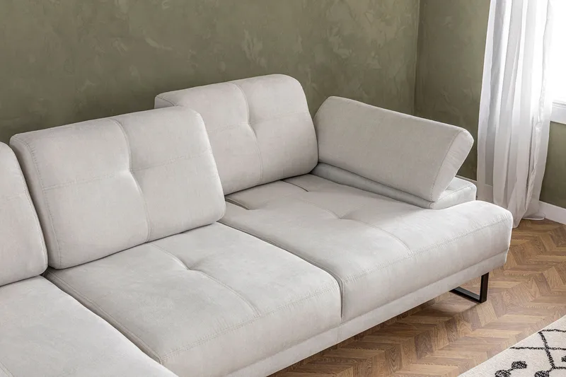Kitimat Divansoffa 3-sits - Beige - Möbler - Soffa - Hörnsoffa - Hörnsoffa med divan