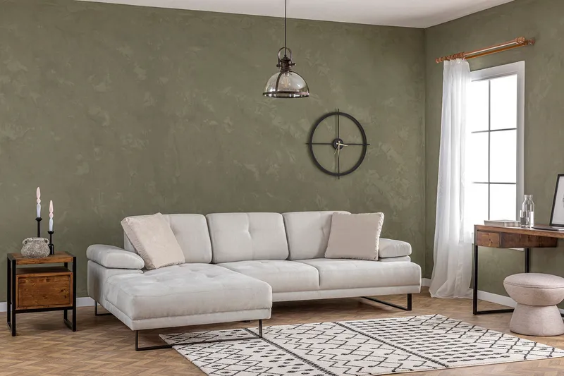 Kitimat Divansoffa 3-sits - Beige - Möbler - Soffa - Hörnsoffa - Hörnsoffa med divan