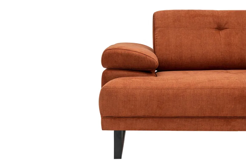 Kitimat Divansoffa 3-sits - Orange - Möbler - Soffa - Divansoffa & schäslongsoffa - 3 sits soffa med divan