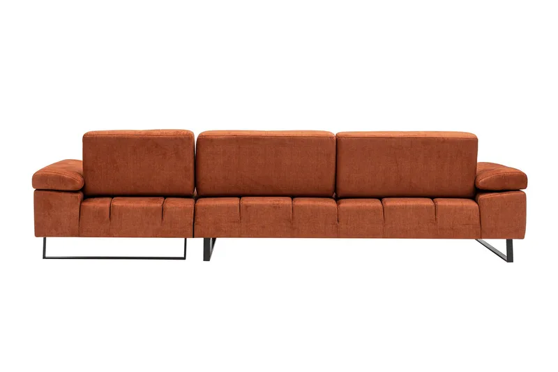 Kitimat Divansoffa 3-sits - Orange - Möbler - Soffa - Divansoffa & schäslongsoffa - 3 sits soffa med divan