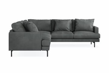 Menard 6-sits Högervänd L-formad Hörnsoffa i Manchester - Grå - Möbler - Soffa - Hörnsoffa