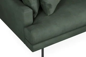 Menard 6-sits Högervänd L-formad Hörnsoffa i Manchester - Grön - Möbler - Soffa - Hörnsoffa
