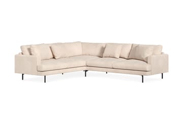 Menard 6-sits Vänstervänd L-formad Hörnsoffa i Manchester - Beige - Möbler - Soffa - Hörnsoffa