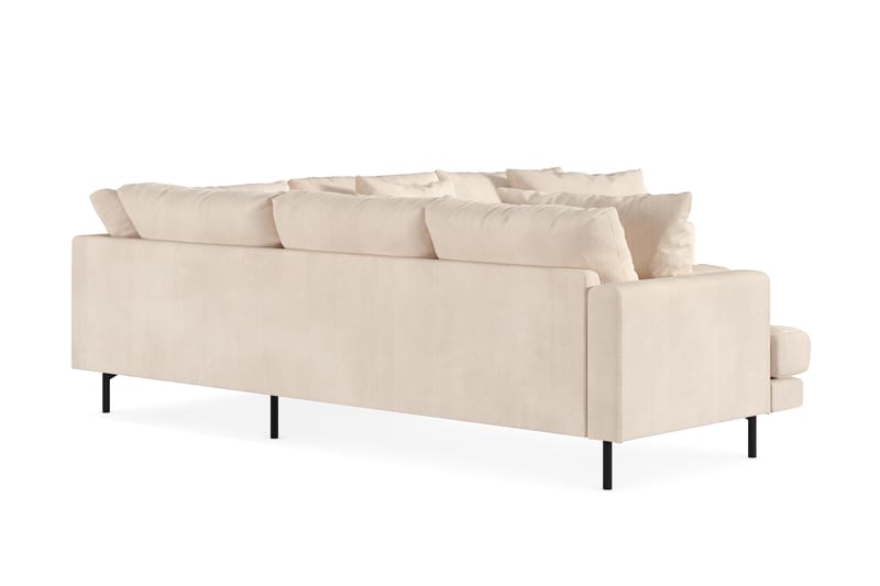 Menard 6-sits Vänstervänd L-formad Hörnsoffa i Manchester - Beige - Möbler - Soffa - Hörnsoffa