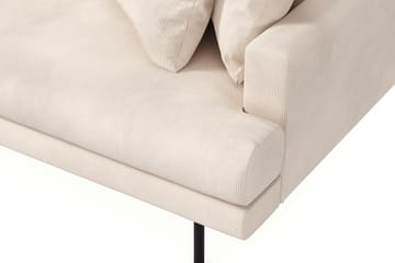 Menard 6-sits Vänstervänd L-formad Hörnsoffa i Manchester - Beige - Möbler - Soffa - Hörnsoffa