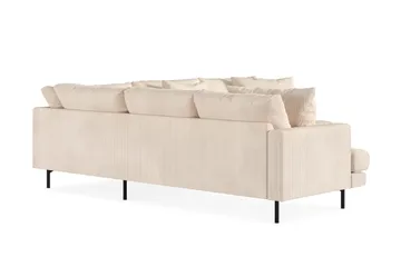 Menard 6-sits Vänstervänd L-formad Hörnsoffa i Manchester - Beige - Möbler - Soffa - Hörnsoffa