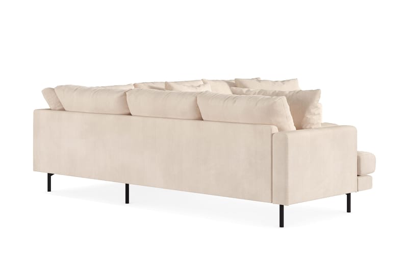 Menard 6-sits Vänstervänd L-formad Hörnsoffa i Manchester - Beige - Möbler - Soffa - Hörnsoffa