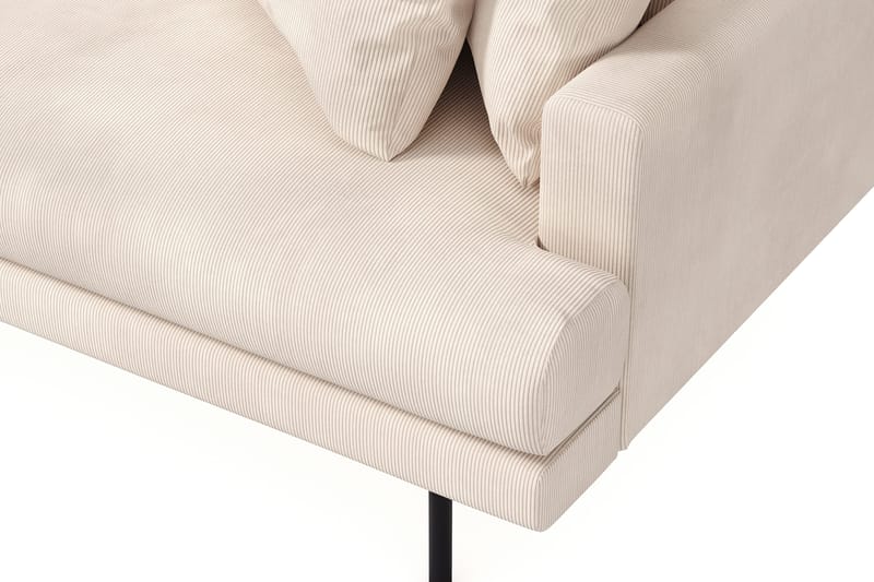 Menard 6-sits Vänstervänd L-formad Hörnsoffa i Manchester - Beige - Möbler - Soffa - Hörnsoffa