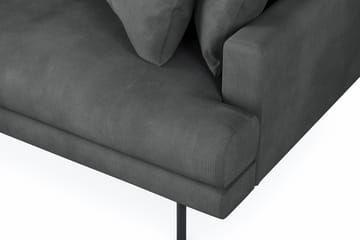 Menard 6-sits Vänstervänd L-formad Hörnsoffa i Manchester - Grå - Möbler - Soffa - Hörnsoffa