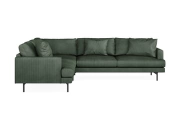 Menard 6-sits Vänstervänd L-formad Hörnsoffa i Manchester - Grön - Möbler - Soffa - Hörnsoffa