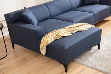Mississauga Divansoffa 3-sits - Blå - Möbler - Soffa - Hörnsoffa - Hörnsoffa med divan