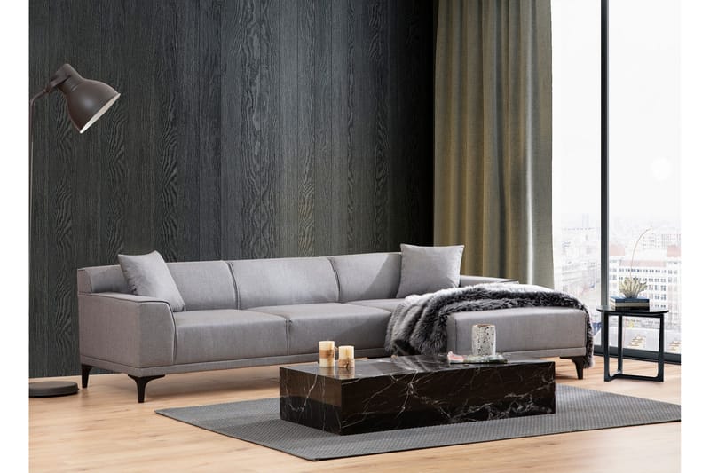 Mississauga Divansoffa 3-sits - Grå - Möbler - Soffa - Hörnsoffa - Hörnsoffa med divan