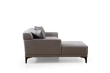 Mississauga Divansoffa 3-sits - Grå - Möbler - Soffa - Hörnsoffa - Hörnsoffa med divan