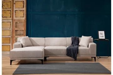 Mississauga Divansoffa 3-sits - Vit - Möbler - Soffa - Hörnsoffa - Hörnsoffa med divan