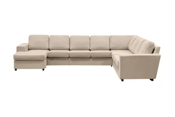 Nebraska Hörnsoffa med Divan Vändbar - Beige - Möbler - Soffa - Hörnsoffa - Hörnsoffa med divan