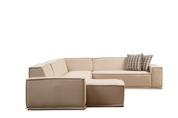 Nightcap Hörnsoffa m. Divan 5-sits - Beige - Möbler - Soffa - Modulsoffa - Komplett modulsoffa