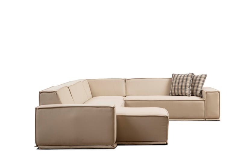 Nightcap Hörnsoffa m. Divan 5-sits - Beige - Möbler - Soffa - Modulsoffa - Komplett modulsoffa