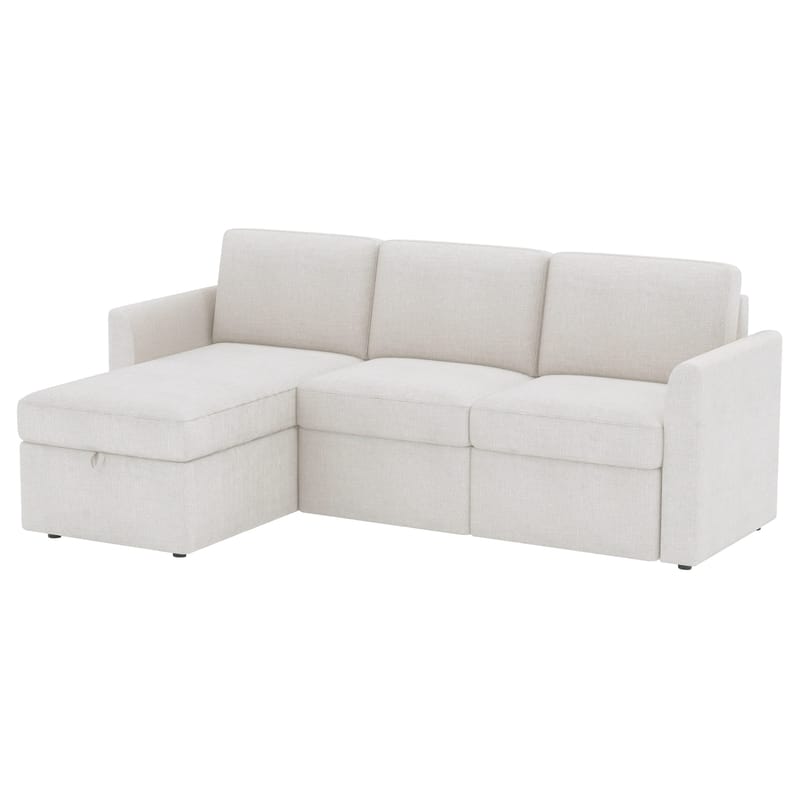 Nordhus 3-sits Soffa med vändbar divan och förvaring - Creme - Möbler - Soffa - Hörnsoffa - Hörnsoffa med divan