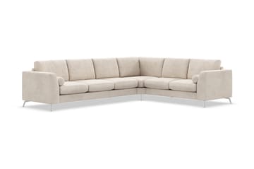 Ocean Lyx 5-sits Vändbar L-formad Hörnsoffa i Manchester - Beige - Möbler - Soffa - Hörnsoffa