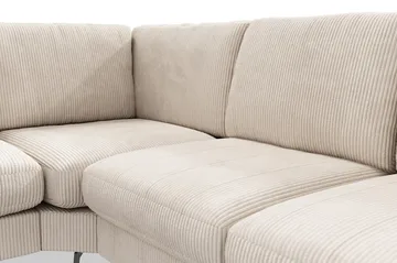 Ocean Lyx 5-sits Vändbar L-formad Hörnsoffa i Manchester - Beige - Möbler - Soffa - Hörnsoffa