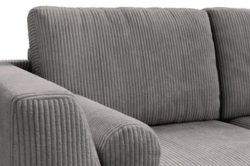 Ocean Lyx 5-sits Vändbar L-formad Hörnsoffa i Manchester - Mörkgrå - M öbler - Soffa - Hörnsoffa