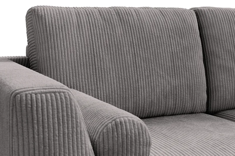 Ocean Lyx 5-sits Vändbar L-formad Hörnsoffa i Manchester - Mörkgrå - Möbler - Soffa - Hörnsoffa