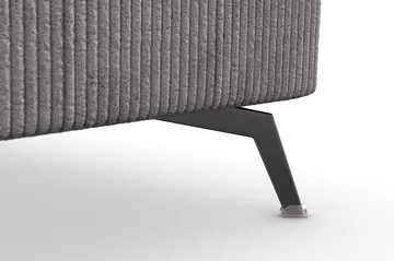 Ocean Lyx 5-sits Vändbar L-formad Hörnsoffa i Manchester - Mörkgrå - Möbler - Soffa - Hörnsoffa