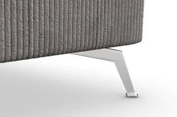 Ocean Lyx 5-sits Vändbar L-formad Hörnsoffa i Manchester - Mörkgrå - Möbler - Soffa - Hörnsoffa