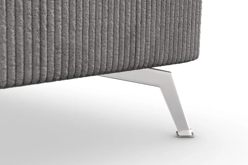 Ocean Lyx 5-sits Vändbar L-formad Hörnsoffa i Manchester - Mörkgrå - Möbler - Soffa - Hörnsoffa