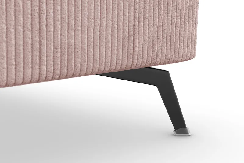 Ocean Lyx 5-sits Vändbar L-formad Hörnsoffa i Manchester - Rosa - Möbler - Soffa - Hörnsoffa