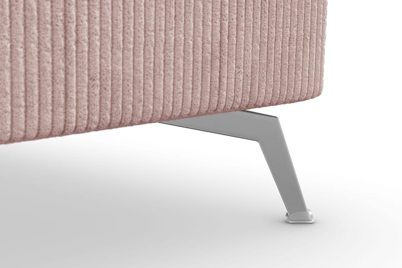 Ocean Lyx 5-sits Vändbar L-formad Hörnsoffa i Manchester - Rosa - Möbler - Soffa - Hörnsoffa