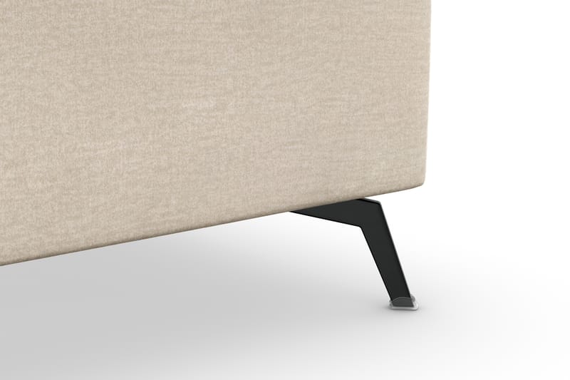 Ocean Lyx 5-sits Vändbar L-formad Hörnsoffa i Sammet - Beige - Möbler - Soffa - Hörnsoffa