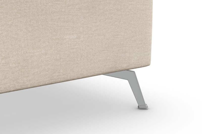 Ocean Lyx 5-sits Vändbar L-formad Hörnsoffa i Sammet - Beige - Möbler - Soffa - Sammetssoffa