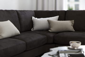 Ocean Lyx 5-sits Vändbar L-formad Hörnsoffa i Sammet - Mörkgrå - Möbler - Soffa - Sammetssoffa