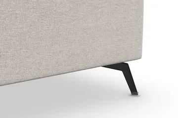 Ocean Lyx 5-sits Vändbar L-formad Hörnsoffa i Tyg - Beige - Möbler - Soffa - Hörnsoffa