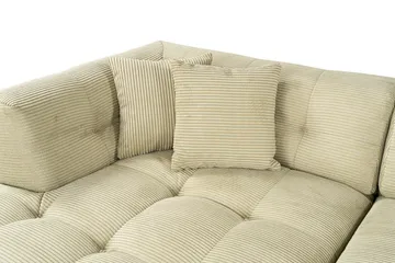 Octavian Hörnsoffa 3-sits - Green - Möbler - Soffa - Modulsoffa - Komplett modulsoffa