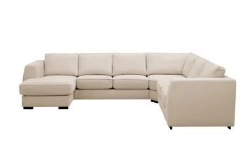 Optus 5-sits Hörnsoffa med divan vändbar - Beige - Möbler - Soffa - Hörnsoffa - Hörnsoffa med divan