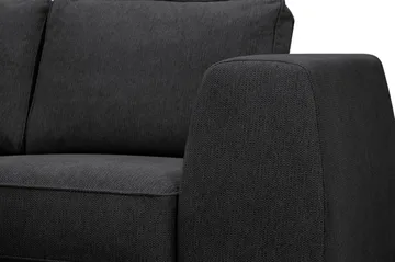 Optus 5-sits Hörnsoffa med divan vändbar - Svart - Möbler - Soffa - Hörnsoffa - Hörnsoffa med divan